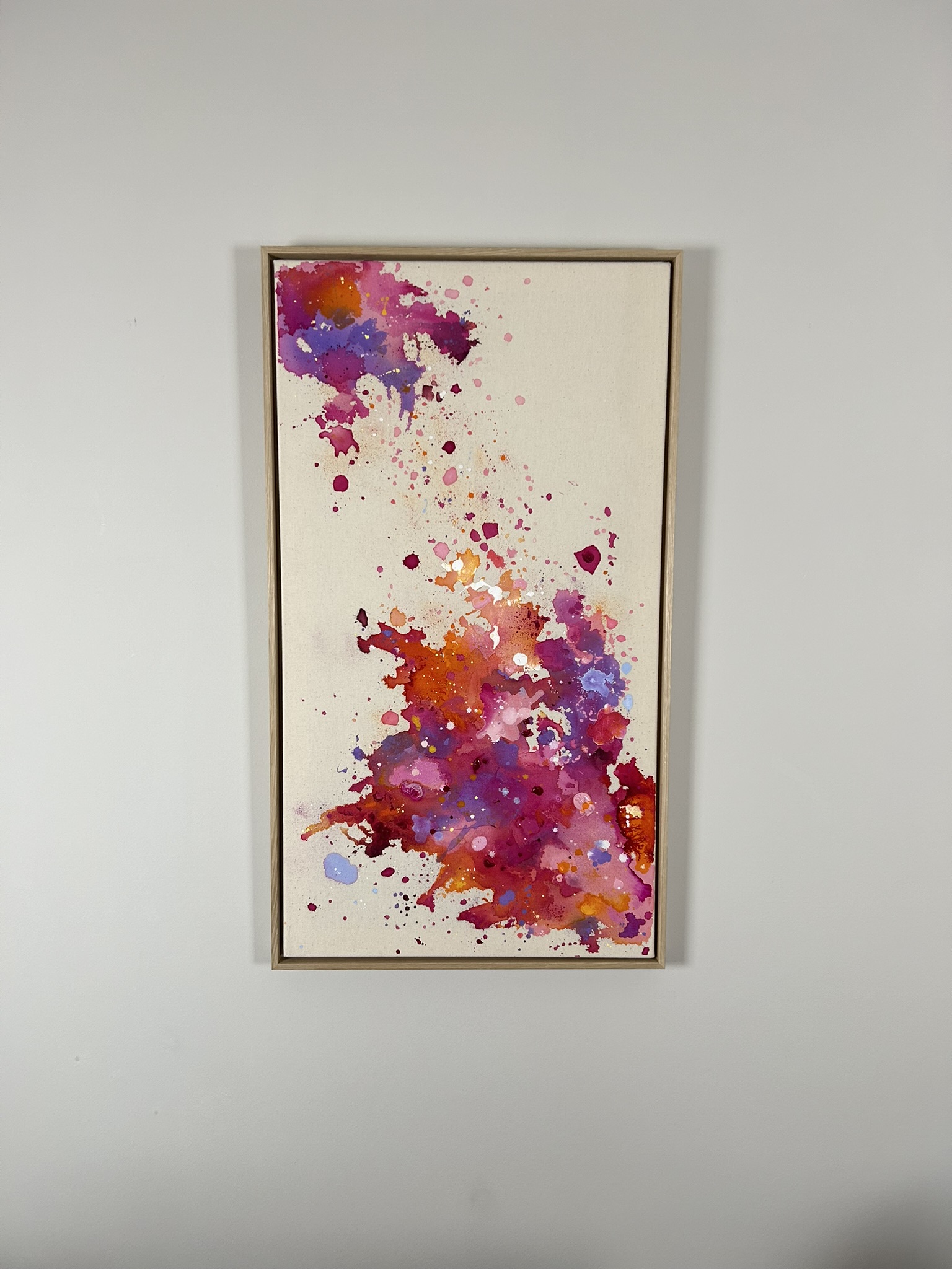 Innenleben, 2025, Acryl auf roher Baumwollleinwand, Ansicht 8